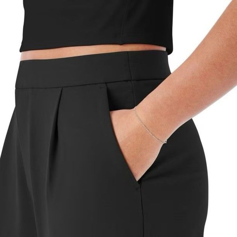 Member's Mark Women's Black Wide Leg Trouser Size XL NWT - Picture 4 of 9